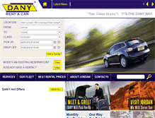 Tablet Screenshot of danyrentacar.com